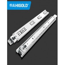 Направляющие шариковые с доводчиком - 450 мм