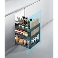 Выдвижной трехуровневый механизм для приправ